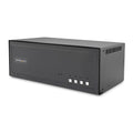 StarTech.com Secure 4-Port Quad-Monitor KVM Switch, HDMI / DisplayPort / DVI, NIAP 4.0 Desktop KVM, Metal Housing, CAC Port, Made in the USA