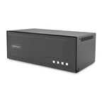 StarTech.com Secure 4-Port Quad-Monitor KVM Switch, HDMI / DisplayPort / DVI, NIAP 4.0 Desktop KVM, Metal Housing, CAC Port, Made in the USA