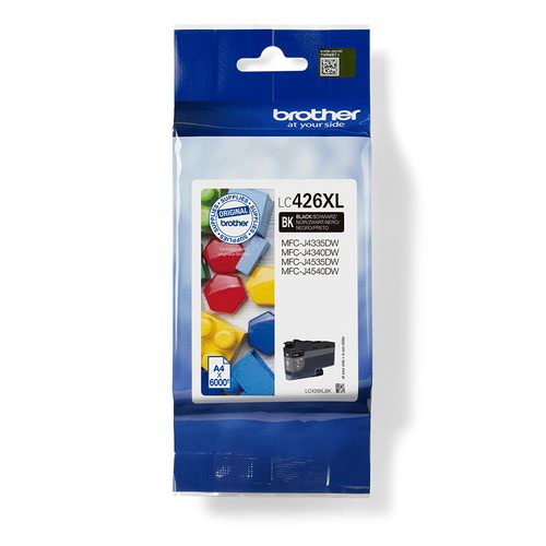 Brother LC-426XLBK Ink cartridge black, 6K pages ISO/IEC 19752 for Brother MFC-J 4335