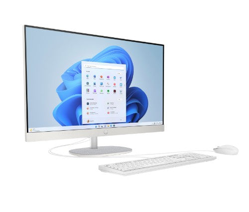 HP All-in-One 27-cr0049na Intel® Core™ i5 i5-1335U 68.6 cm (27") 1920 x 1080 pixels All-in-One PC 16 GB DDR4-SDRAM 1 TB SSD Windows 11 Home Wi-Fi 6 (802.11ax) White