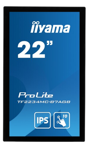 iiyama ProLite TF2234MC-B7AGB computer monitor 54.6 cm (21.5") 1920 x 1080 pixels Full HD LED Touchscreen Multi-user Black