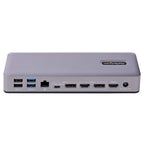 StarTech.com USB-C Docking Station - Multi Monitor HDMI/DP/DP Alt Mode USB-C Dock - 3x 4K30 / 2x 4K60 - 7-Port USB Hub - 60W Power Delivery - GbE - 3.5mm Audio - Works With Chromebook certified - TAA