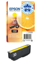 Epson C13T33444012/33 Ink cartridge yellow, 300 pages ISO/IEC 19752 4,5ml for Epson XP 530