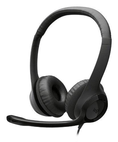 Logitech H390 Headset Wired Head-band Calls/Music USB Type-C Black