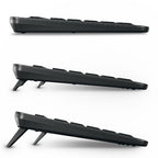 CHERRY Stream ultimate keyboard Home/Office USB + RF Wireless + Bluetooth QWERTZ German Black
