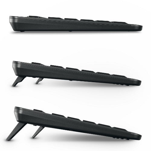 CHERRY Stream ultimate keyboard Home/Office USB + RF Wireless + Bluetooth AZERTY French Black