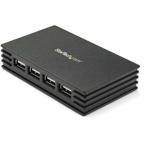 StarTech.com 4 Port Black USB 2.0 Hub - TAA
