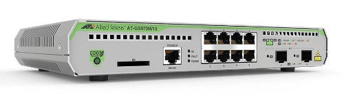 Allied Telesis AT-GS970M/10PS-30 network switch Managed L3 10G Ethernet (100/1000/10000) Power over Ethernet (PoE) Grey