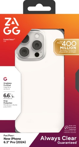 ZAGG Cases CrystlPal Lite Apple iPhone 16 Pro Clear