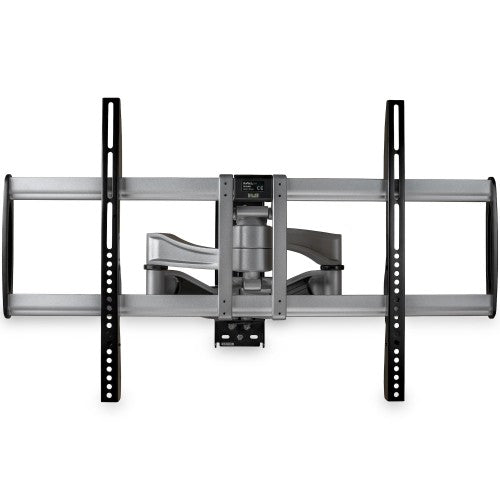 StarTech.com Full Motion TV Wall Mount - Heavy Duty Articulating TV Wall Mount Bracket for 32" to 75" (165lb/75kg) VESA Display - Universal Adjustable Tilt/Swivel Flat Screen Arm - Silver - TAA