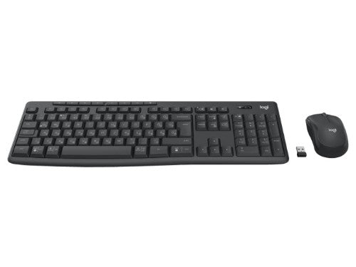 Logitech MK370 Combo for Business keyboard Mouse included Office RF Wireless + Bluetooth QWERTY Portuguese Graphite