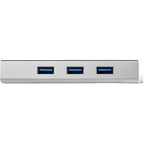 StarTech.com 3-Port USB Hub with Ethernet, USB-A Ports, Gigabit Ethernet/GbE, USB 5Gbps, Rugged Design, Bus-Powered, Portable Laptop USB 3.0 Hub