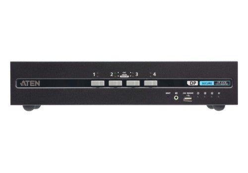 ATEN 4-Port USB DisplayPort Dual Display Secure KVM Switch with CAC (PSD PP v4.0 Compliant)
