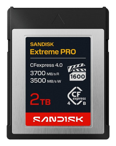 SanDisk Extreme PRO CFexpress 4.0 Type B 2 TB CFexpress Type B
