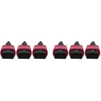 Tripp Lite N858B-15M-3X8MG 40/100/400G Multimode 50/125 OM4 Fiber Optic Cable (3x8F MTP/MPO-PC F/F), LSZH, Magenta, 15 m (49.2 ft.)