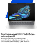 HP EliteBook 6 G1a Next Gen AI PC Copilot+ PC AMD Ryzen AI 5 340 Laptop 35.6 cm (14") WUXGA 24 GB DDR5-SDRAM 512 GB SSD Wi-Fi 6E (802.11ax) Windows 11 Pro Silver