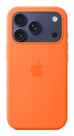 Apple iPhone 17 Pro Silicone Case with MagSafe – Orange