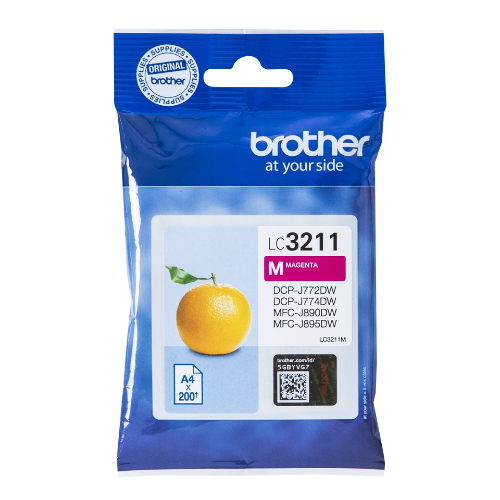 Brother LC-3211M Ink cartridge magenta, 200 pages ISO/IEC 19752 for Brother DCP-J 772