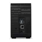 Western Digital My Cloud EX2 Ultra NAS Desktop Marvell Armada 385 Armada 385 1 GB DDR3 32 TB HDD Black