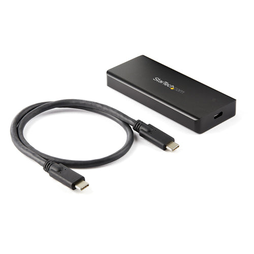 StarTech.com USB-C 10Gbps M.2 NVMe PCIe SSD Enclosure - Rugged Aluminum External M.2 PCIe M-Key Case IP67 Rated - 1GB/s Read/Write - Supports 2230/2242/2260/2280 - TB3 Compatible - Mac/PC - TAA