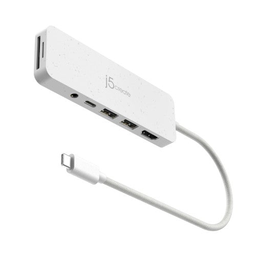 j5create JCD373EW - USB-C® Multi-Port Hub with Power Delivery