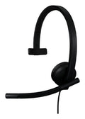 Logitech H570E Headset Wired Head-band Office/Call center USB Type-C Black