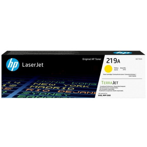 HP W2192A/219A Toner cartridge yellow, 1.2K pages ISO/IEC 19798 for HP CLJ Pro 3202/e