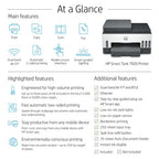 HP Smart Tank 7605 Wireless All-in-One Color Printer, Two-sided printing; Copier, Scanner