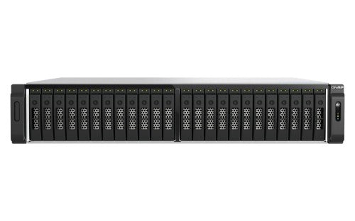 QNAP TS-H3077AFU-R7-64G NAS/storage server Rack (2U) AMD Ryzen™ 5 64 GB DDR5 0 TB QuTS hero Black, Metallic