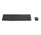 Logitech 920-007915 keyboard Mouse included Universal RF Wireless Greek Grey