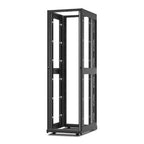 APC NetShelter AV, Server Rack Enclosure, 42U, 10-32 Threaded Rails, without Sides, Roofs, Doors, Black, 1991H x 600W x 806D mm