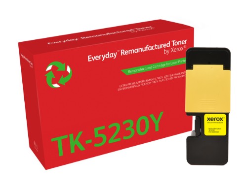 Xerox 006R04807 Toner-kit yellow remanufactured, 2.2K pages (replaces Kyocera TK-5230Y) for Kyocera P 5021