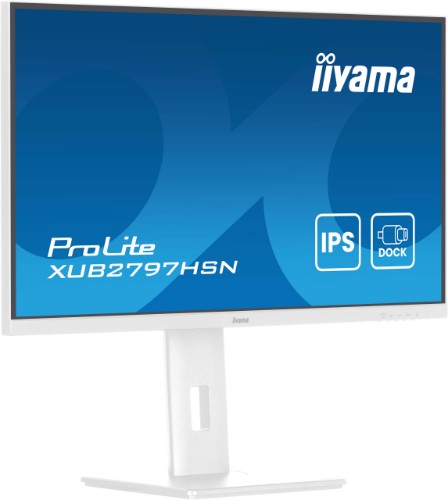 iiyama ProLite 27" IPS technology panel with USB-C dock and RJ45 (LAN)
