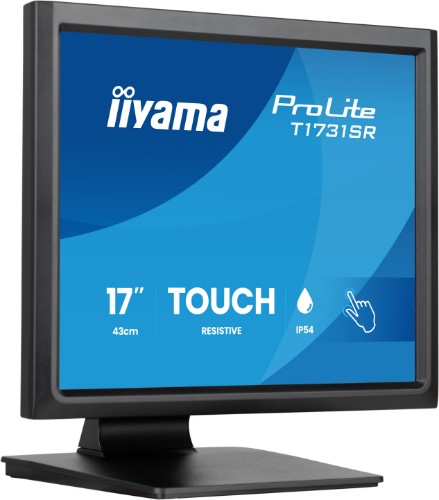 iiyama ProLite T1731SR-B2S computer monitor 43.2 cm (17") 1280 x 1024 pixels SXGA LCD Touchscreen Table Black