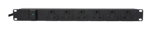 Vertiv EGVHVRB062-104UKLUK-V power distribution unit (PDU) 6 AC outlet(s) Black