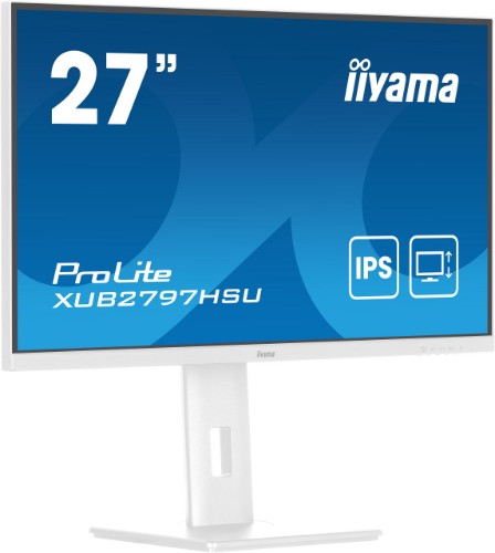 iiyama ProLite 27” IPS technology panel with height adjustable stand and 100Hz refresh rate