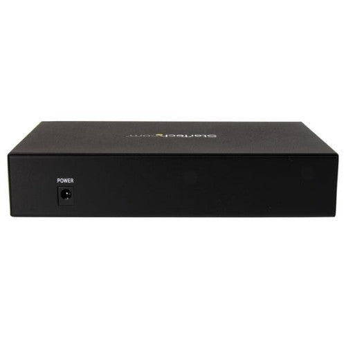 StarTech.com 8 Port Unmanaged Industrial Gigabit Power over Ethernet Switch - 802.3af/at PoE+ Switch - Wall Mountable