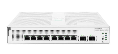 HPE Aruba Networking Networking Instant On Switch 8p Gigabit CL4 PoE 2p SFP 124W 1930
