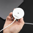 StarTech.com Qi2.2 Certified 25W Magnetic Wireless Charging Pad with 6.6ft (2m) USB-C Tethered Cable, MagSafe Compatible for iPhone 17/16 Pro/Pro Max, White