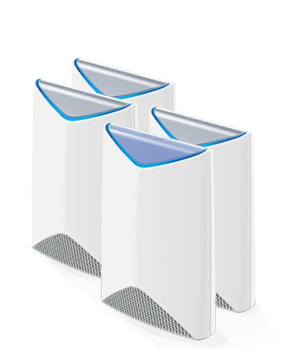 NETGEAR SRK60B04-100EUS mesh wi-fi system Tri-band (2.4 GHz / 5 GHz / 5 GHz) Wi-Fi 5 (802.11ac) White 4