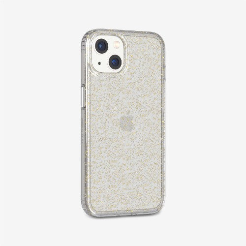 Tech21 Evo Sparkle mobile phone case 15.5 cm (6.1") Cover Gold, Transparent
