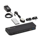 Tripp Lite B005-HUA4 4-Port HDMI/USB KVM Switch - 4K 60 Hz, HDR, HDCP 2.2, IR, USB Sharing