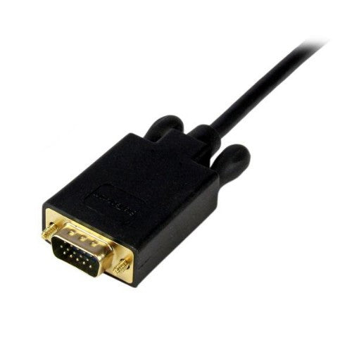 StarTech.com 10ft (3m) Mini DisplayPort to VGA Adapter Converter Cable – mDP to VGA 1920x1200 - Black