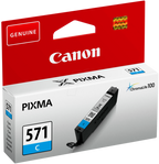 Canon 0386C001/CLI-571C Ink cartridge cyan, 311 pages ISO/IEC 24711 173 Photos 6.5ml for Canon Pixma MG 5750/7750