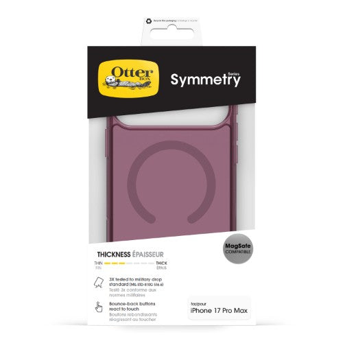 OtterBox Symmetry Clear MagSafe Series for Apple iPhone 17 Pro Max, Rhapsody