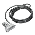 Targus ASP96GLX-25S cable lock Silver 2 m
