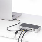 StarTech.com 1.6ft (50cm) USB4 Cable 40Gbps, 240W (5A) Power Delivery, 8K 120Hz / 4K 240Hz DP Alt Mode, USB-IF Certified USB-C Cable - Thunderbolt Compatible