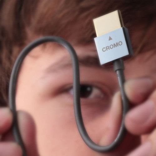 Lindy 0.3m CROMO Slim High Speed HDMI Cable with Ethernet