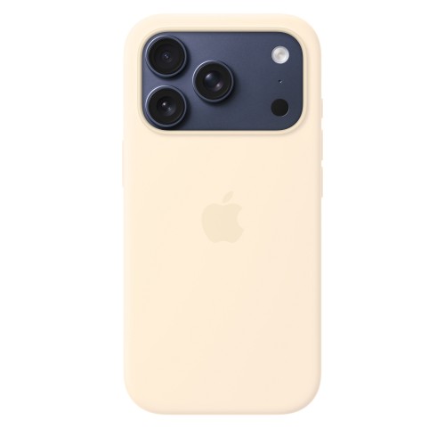 Apple iPhone 17 Pro Silicone Case with MagSafe – Vanilla