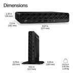 HP E22VBEA PC/workstation Copilot+ PC 445 16 GB DDR5-SDRAM 512 GB SSD Windows 11 Pro Mini PC AI PC